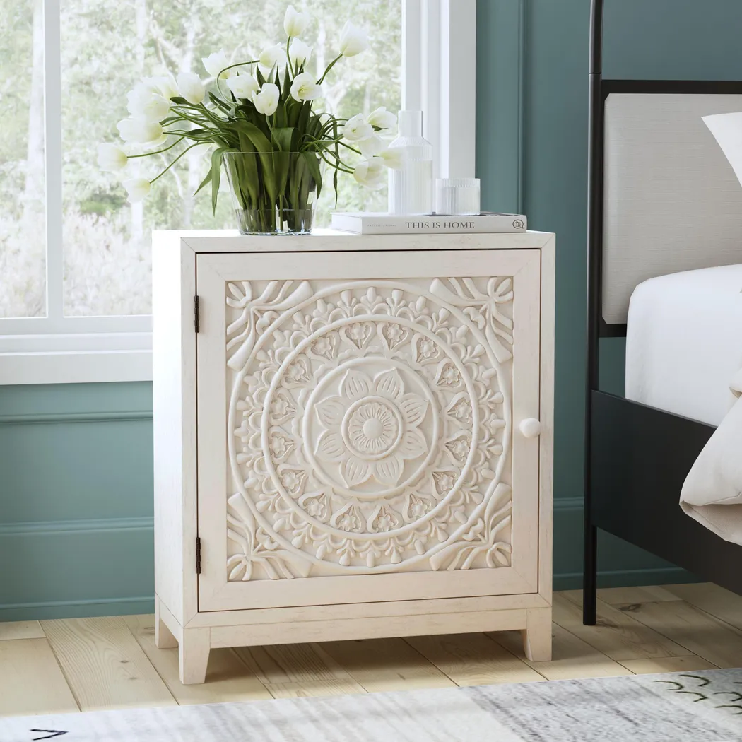 Adasa Whitewash Accent Cabinet - Thumbnail - Image 6