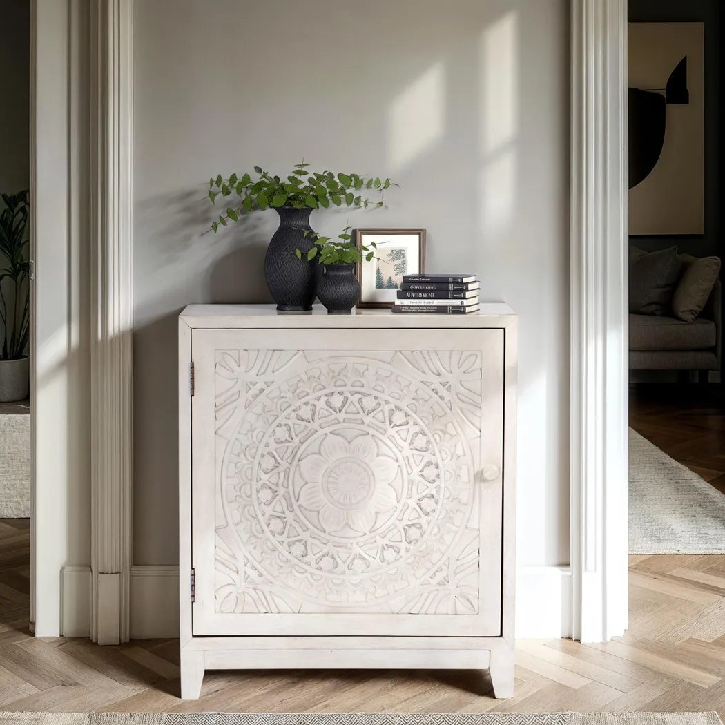 Adasa Whitewash Accent Cabinet - Thumbnail - Image 7