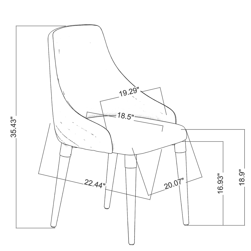 Adavan Beige Arm Chair, Set of 2 - Thumbnail - Image 9