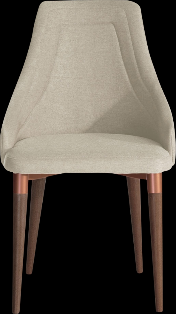 Adavan Beige Arm Chair - Thumbnail - Image 4