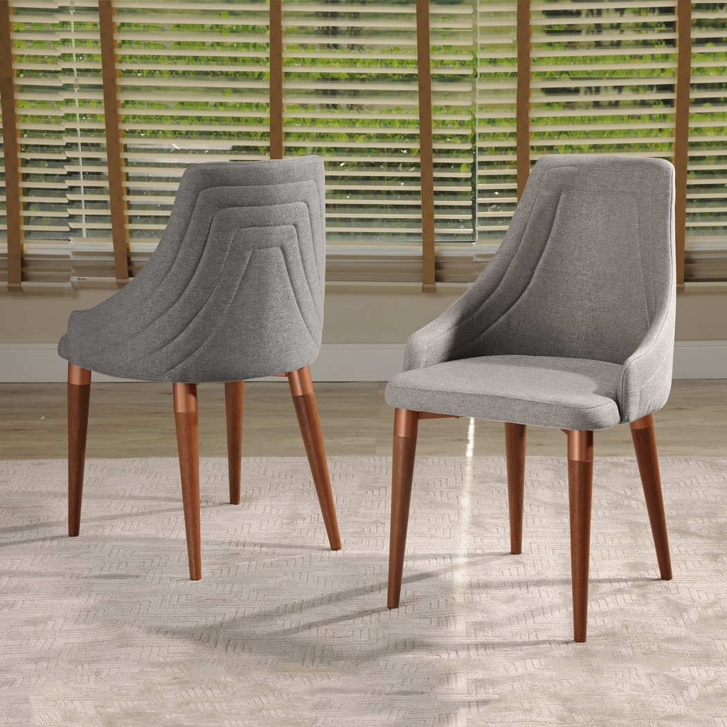 Adavan Gray Arm Chair - Thumbnail - Image 7