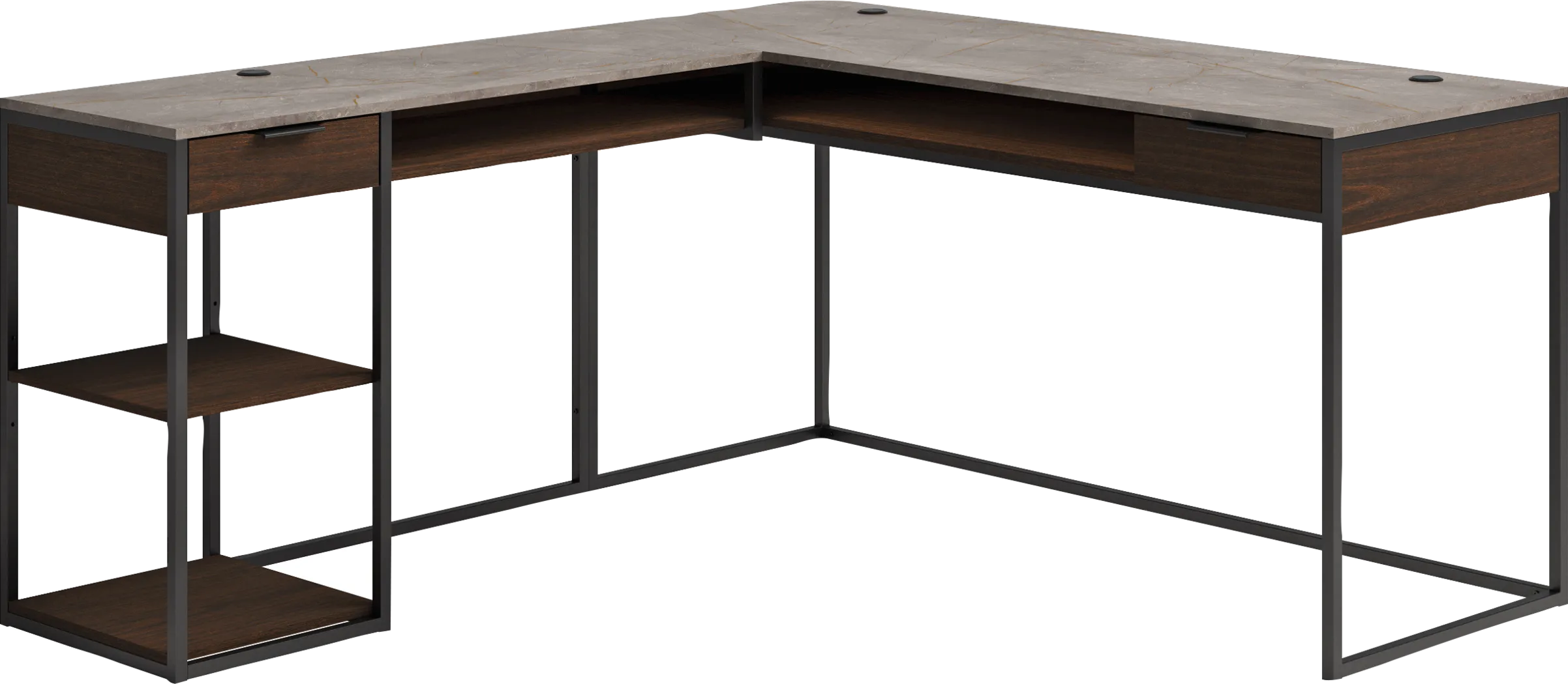 Addenda Brown Desk - Thumbnail - Image 1