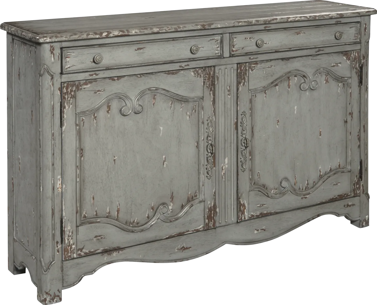 Adderberry Blue Accent Cabinet - Thumbnail - Image 1