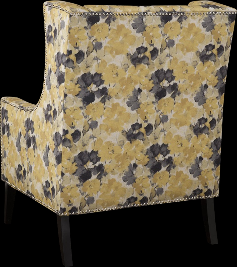 Addington Yellow Accent Chair - Thumbnail - Image 3