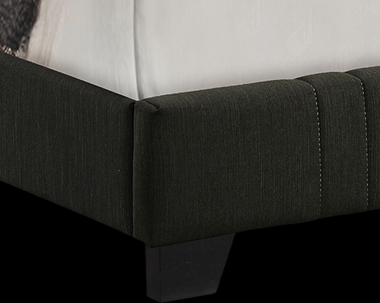 Addison Avenue Gray King Upholstered Bed - Thumbnail - Image 6