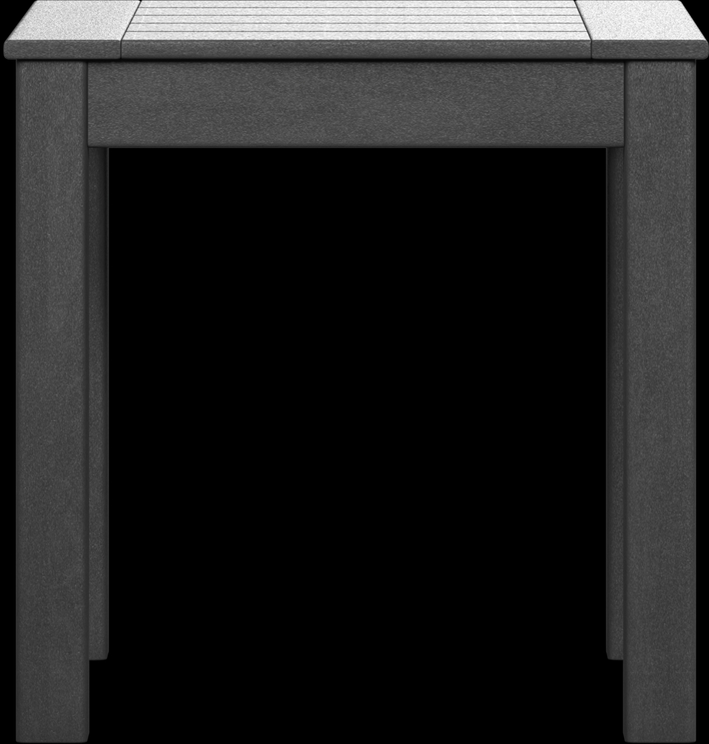 Brocky Black 3 Pc Outdoor Rocking Chair Set with End Table - Thumbnail - Image 7