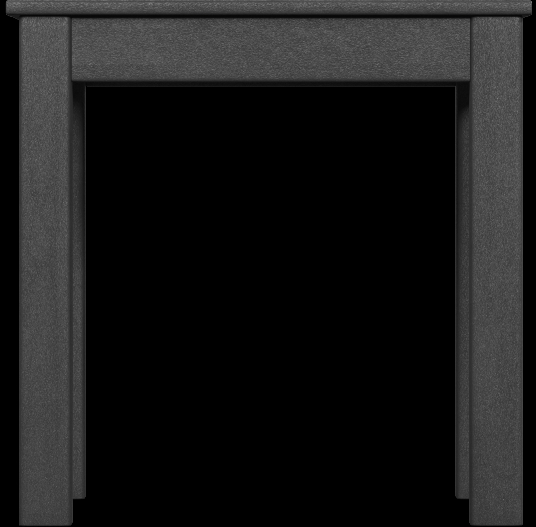 Brocky Black 3 Pc Outdoor Rocking Chair Set with End Table - Thumbnail - Image 8