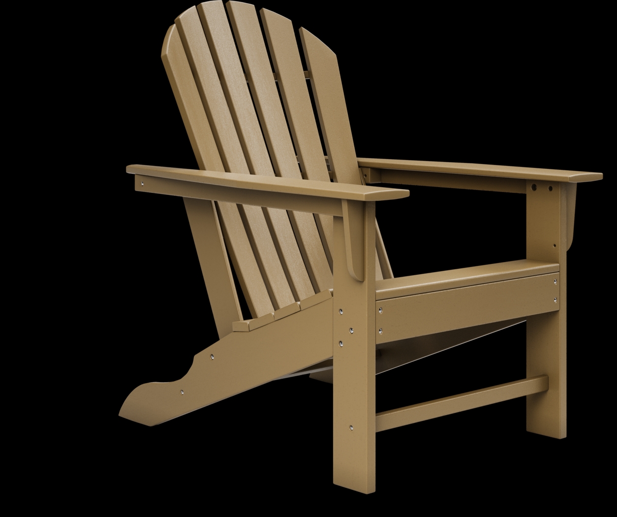 Addy Brown Outdoor Adirondack Chair, Set of 2 - Thumbnail - Image 3