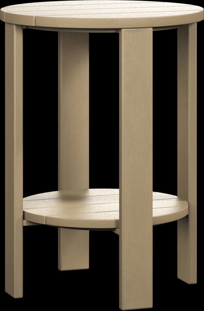 Addy Brown Outdoor Balcony Side Table - Thumbnail - Image 1