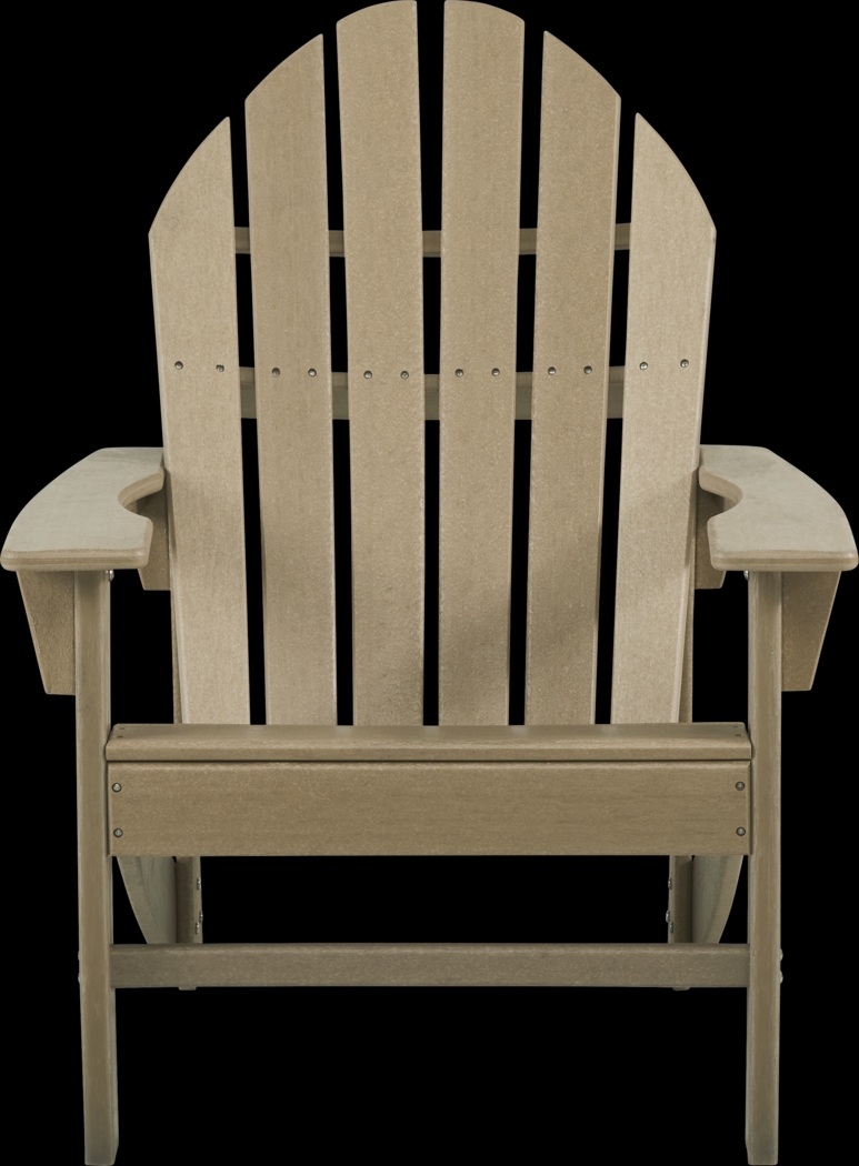 Addy Brown Outdoor Adirondack Chair - Thumbnail - Image 2