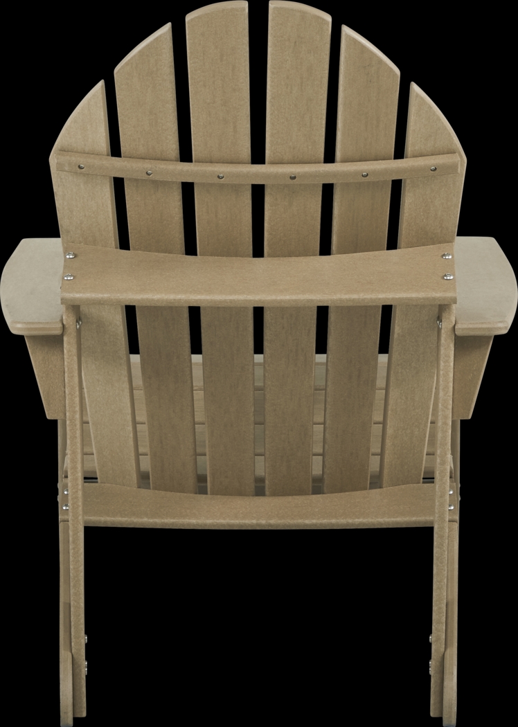 Addy Brown Outdoor Adirondack Chair - Thumbnail - Image 3