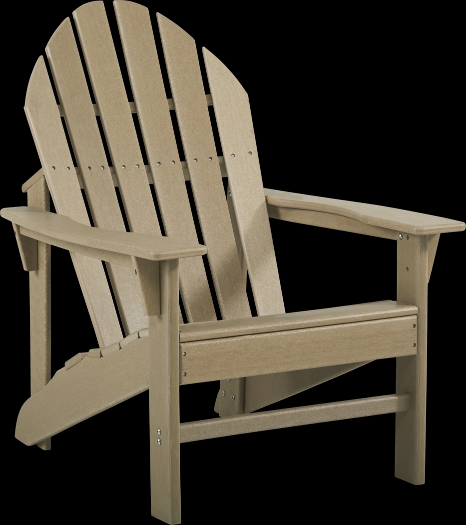 Addy Brown Outdoor Adirondack Chair - Thumbnail - Image 1
