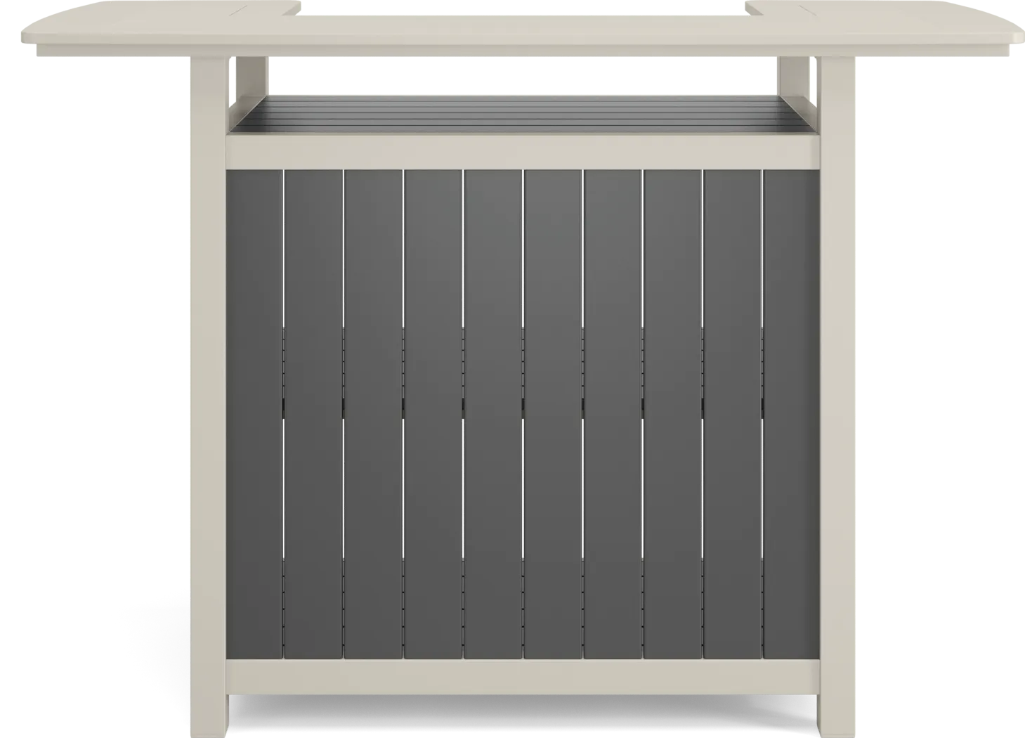 Addy Gray Outdoor Bar Table - Image 2