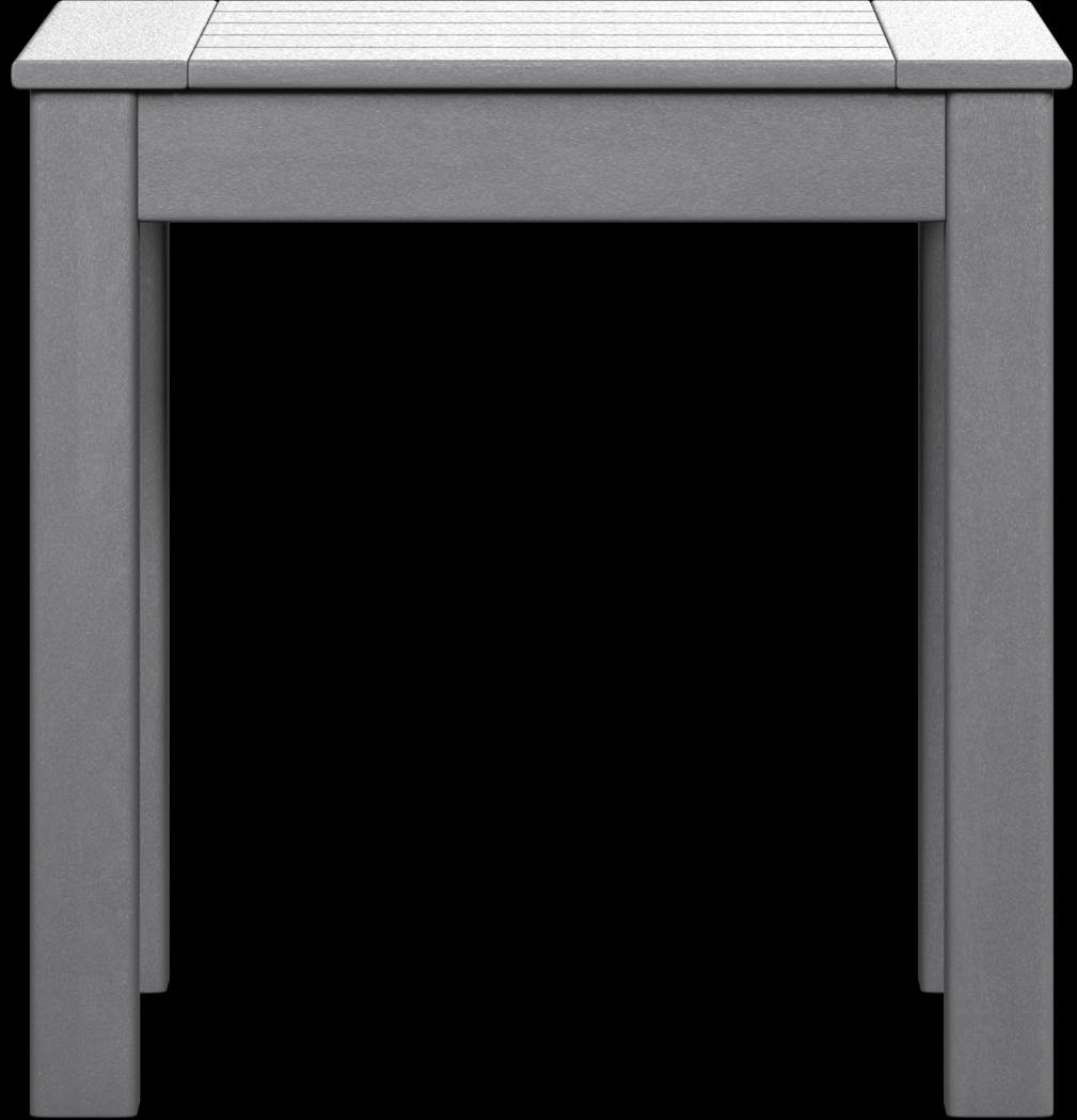 Addy Gray Outdoor End Table - Thumbnail - Image 2