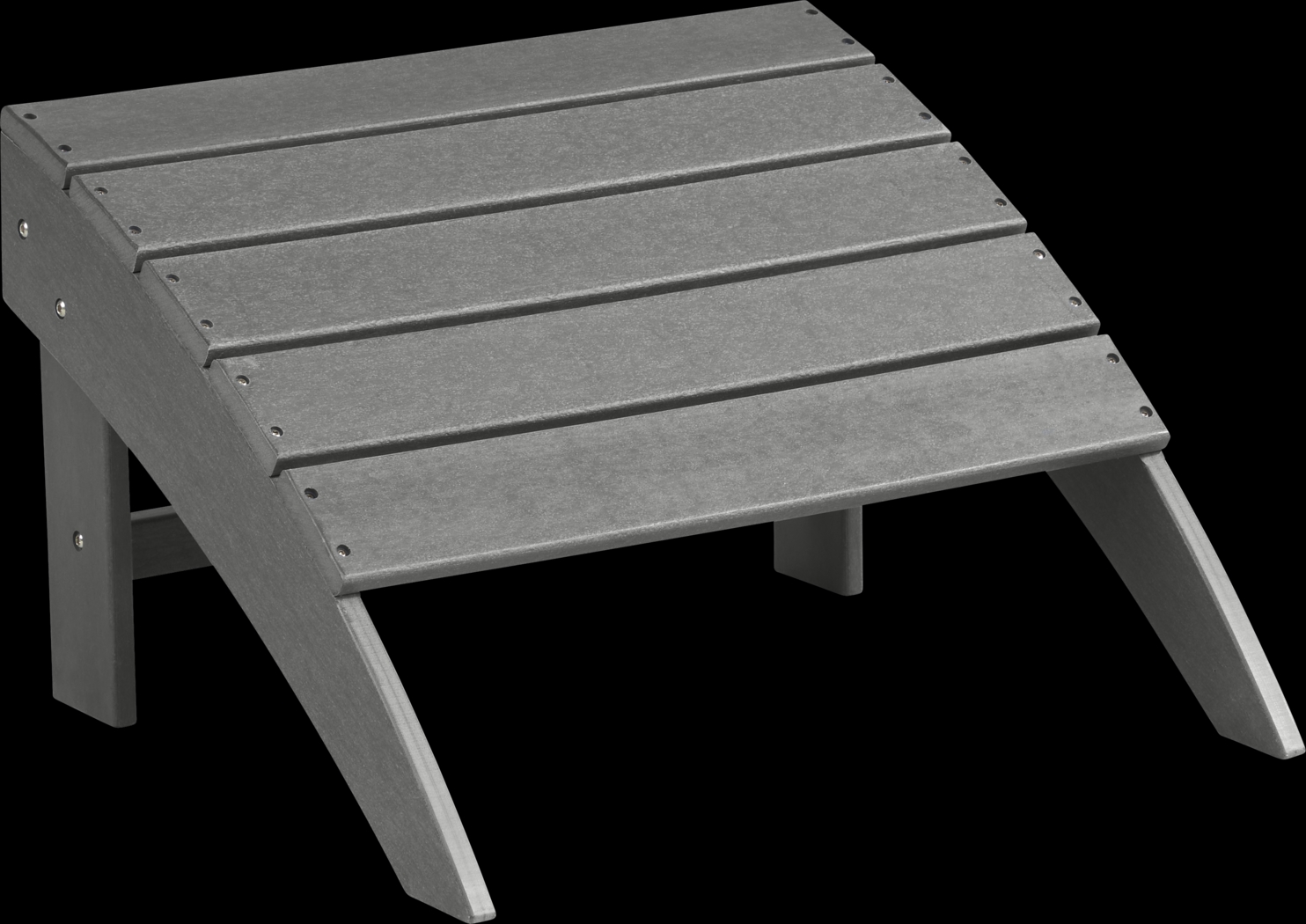 Addy Gray Outdoor Footrest - Thumbnail - Image 1