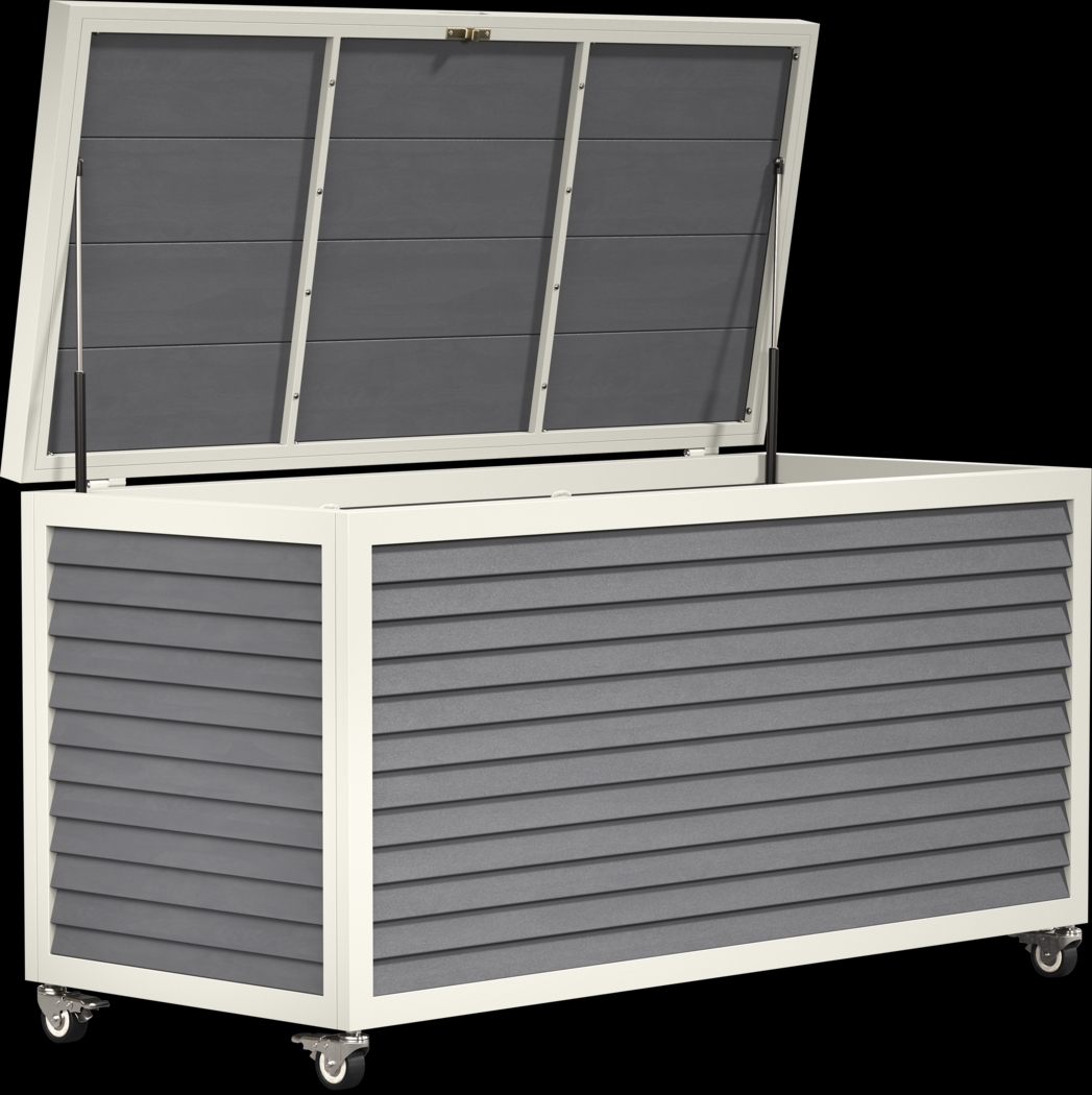 Addy Gray Outdoor Storage Box - Thumbnail - Image 3