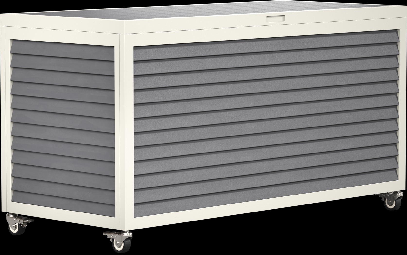 Addy Gray Outdoor Storage Box - Thumbnail - Image 1