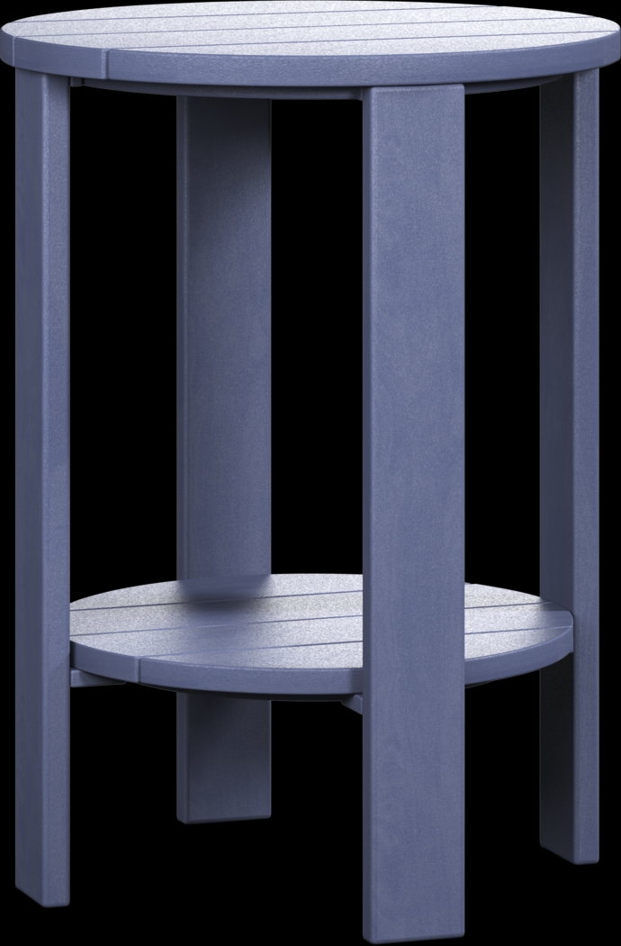 Addy Navy Outdoor Balcony Side Table - Thumbnail - Image 1