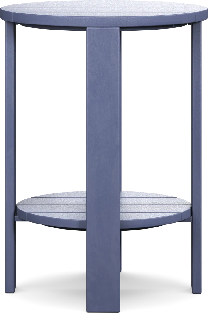 Addy Navy Outdoor Balcony Side Table - Thumbnail - Image 2
