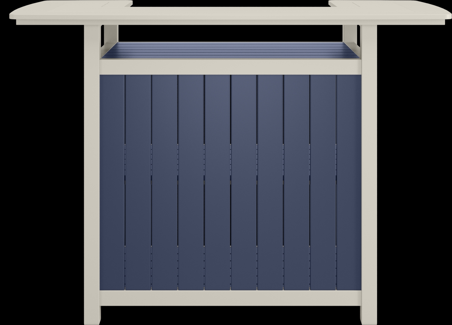 Addy Navy Outdoor Bar Table - Thumbnail - Image 3