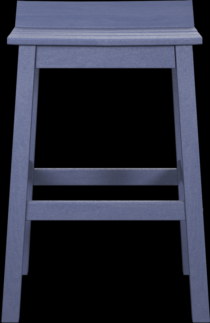 Addy Navy Outdoor Barstool - Thumbnail - Image 3
