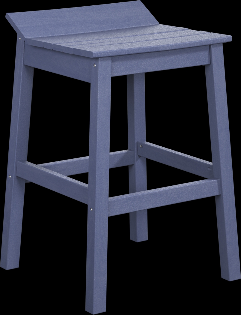 Addy Navy Outdoor Barstool - Thumbnail - Image 1