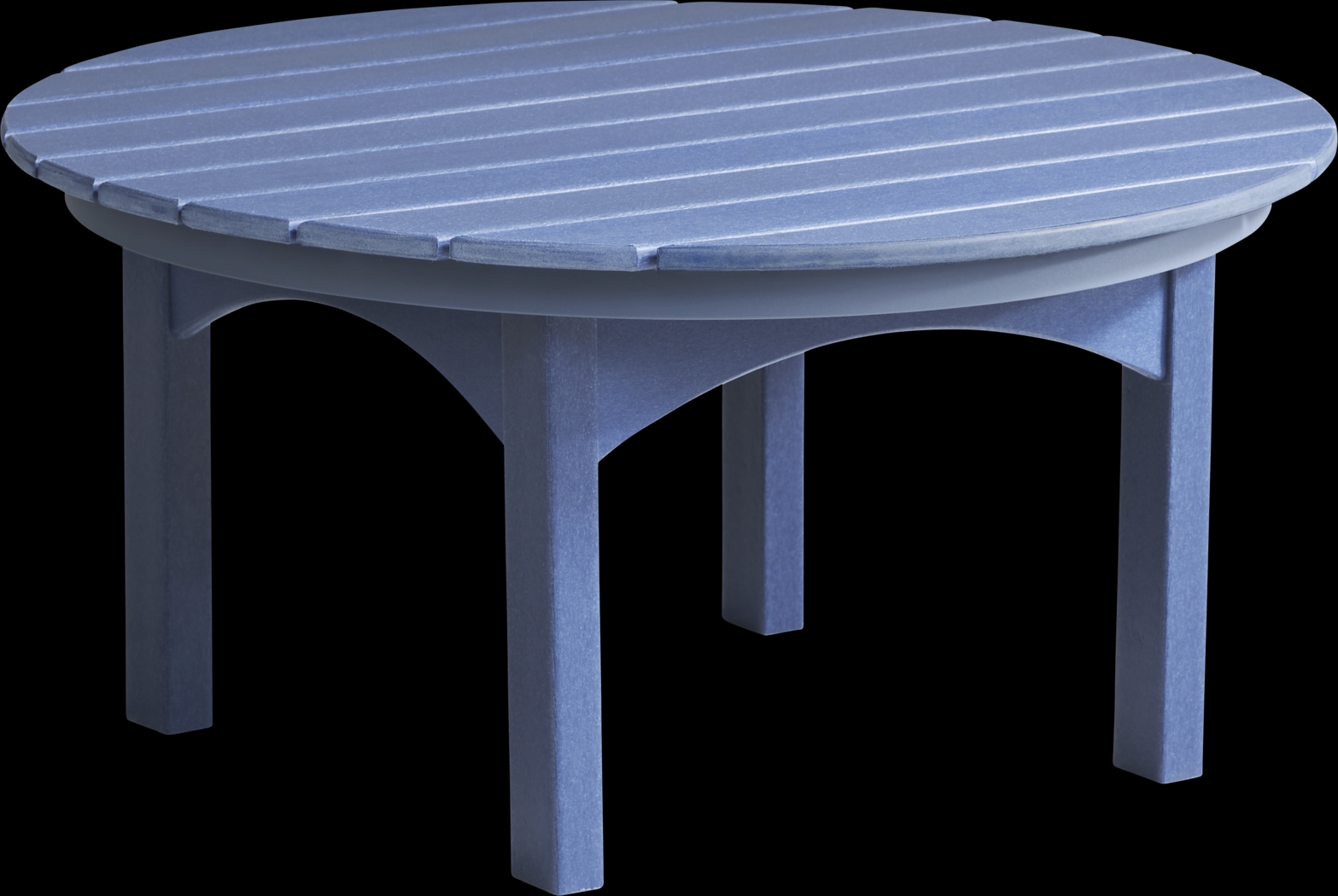Addy Navy Round Outdoor Cocktail Table - Thumbnail - Image 1