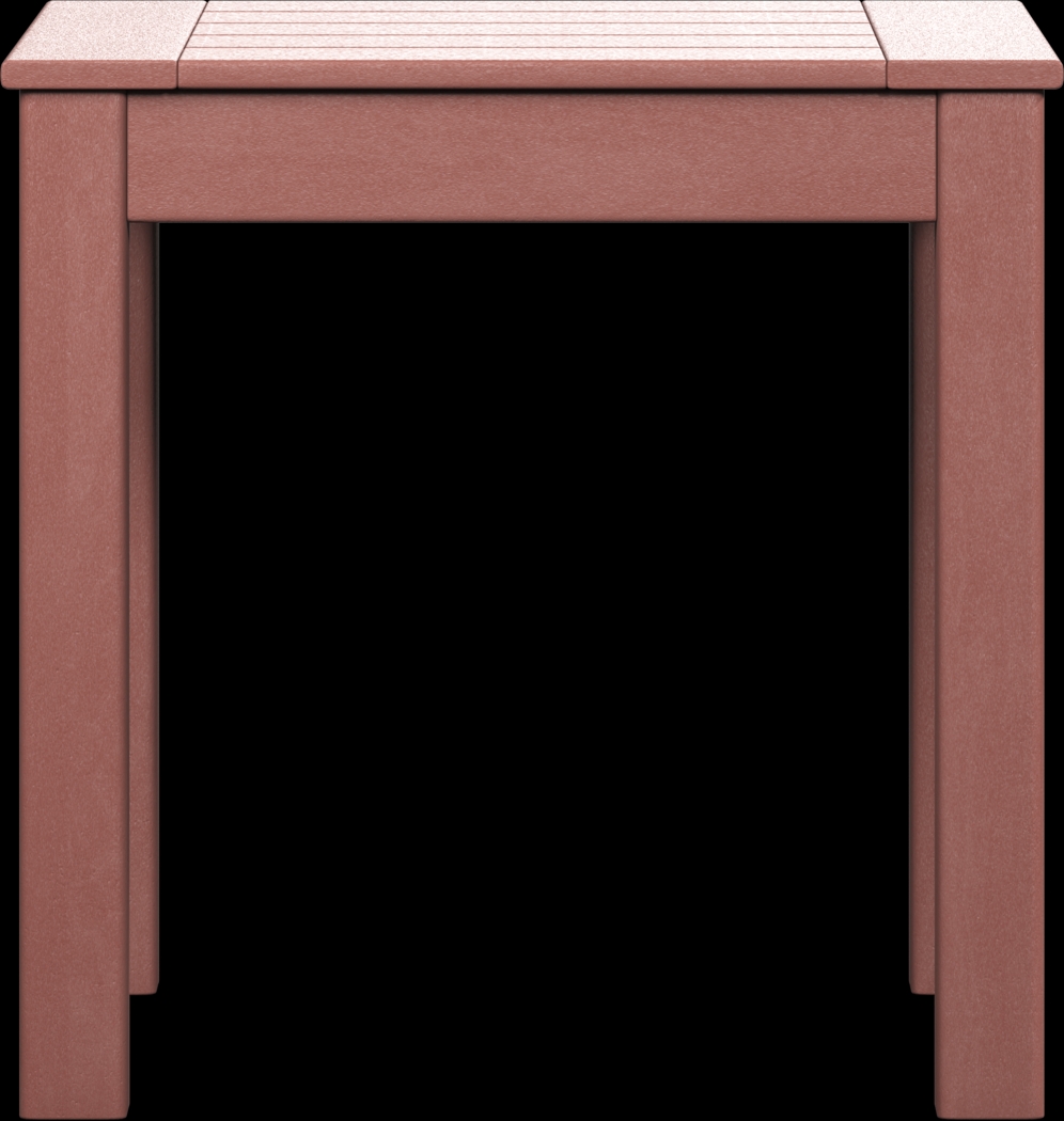 Brocky Red 3 Pc Outdoor Rocking Chair Set with End Table - Thumbnail - Image 7