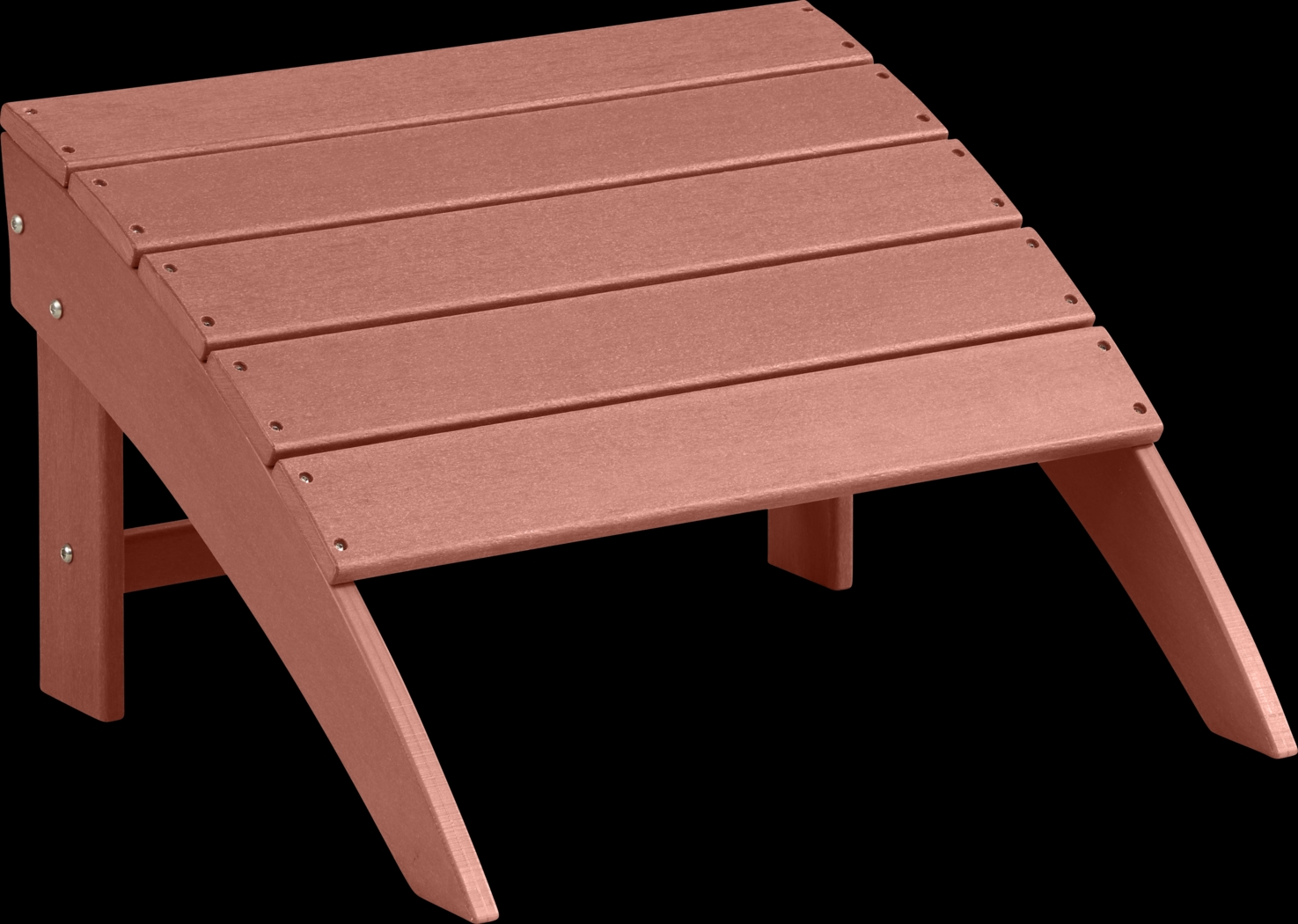 Addy Red Outdoor Footrest - Thumbnail - Image 1