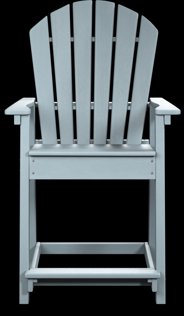 Addy Sky Outdoor Balcony Adirondack Stool - Thumbnail - Image 2