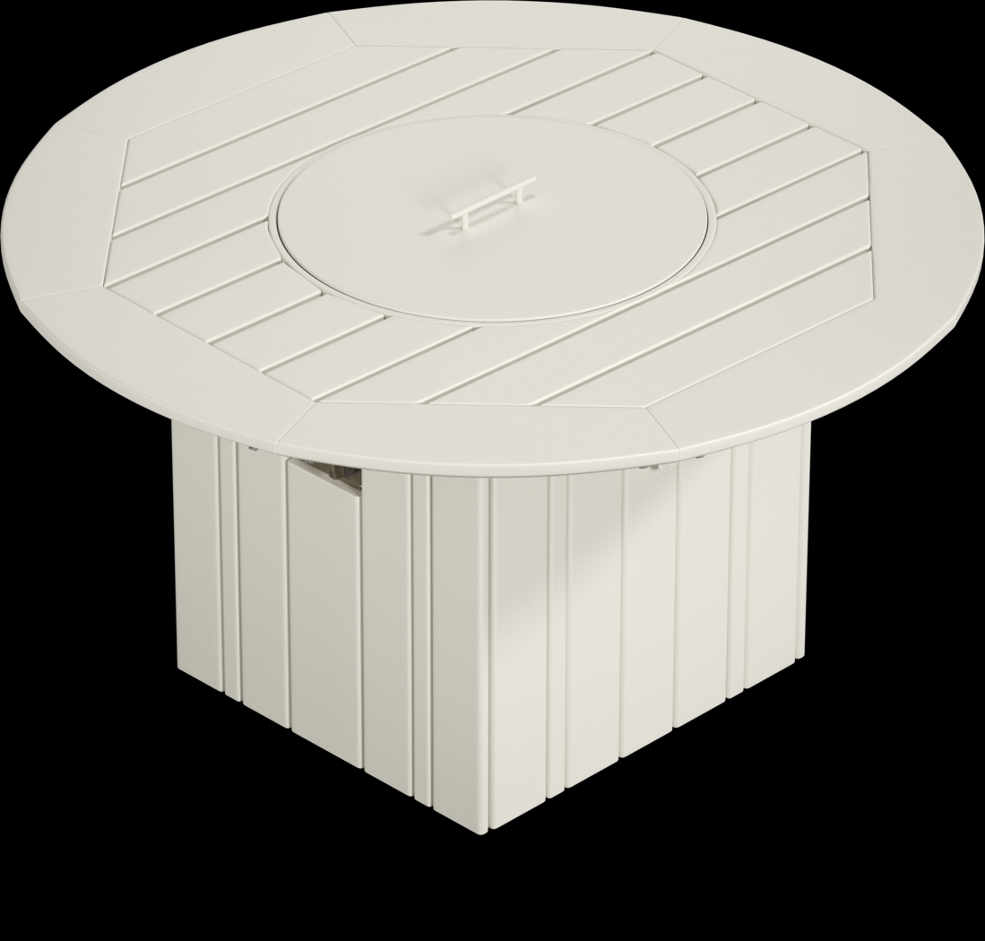 Addy White 5 Pc Outdoor Fire Pit Seating Set - Thumbnail - Image 6