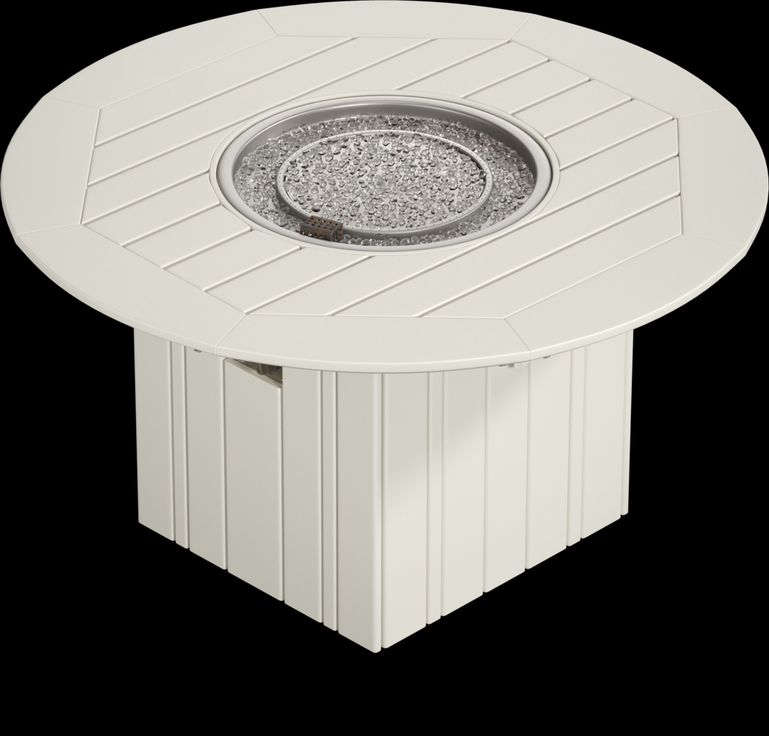 Addy White 5 Pc Outdoor Fire Pit Seating Set - Thumbnail - Image 7