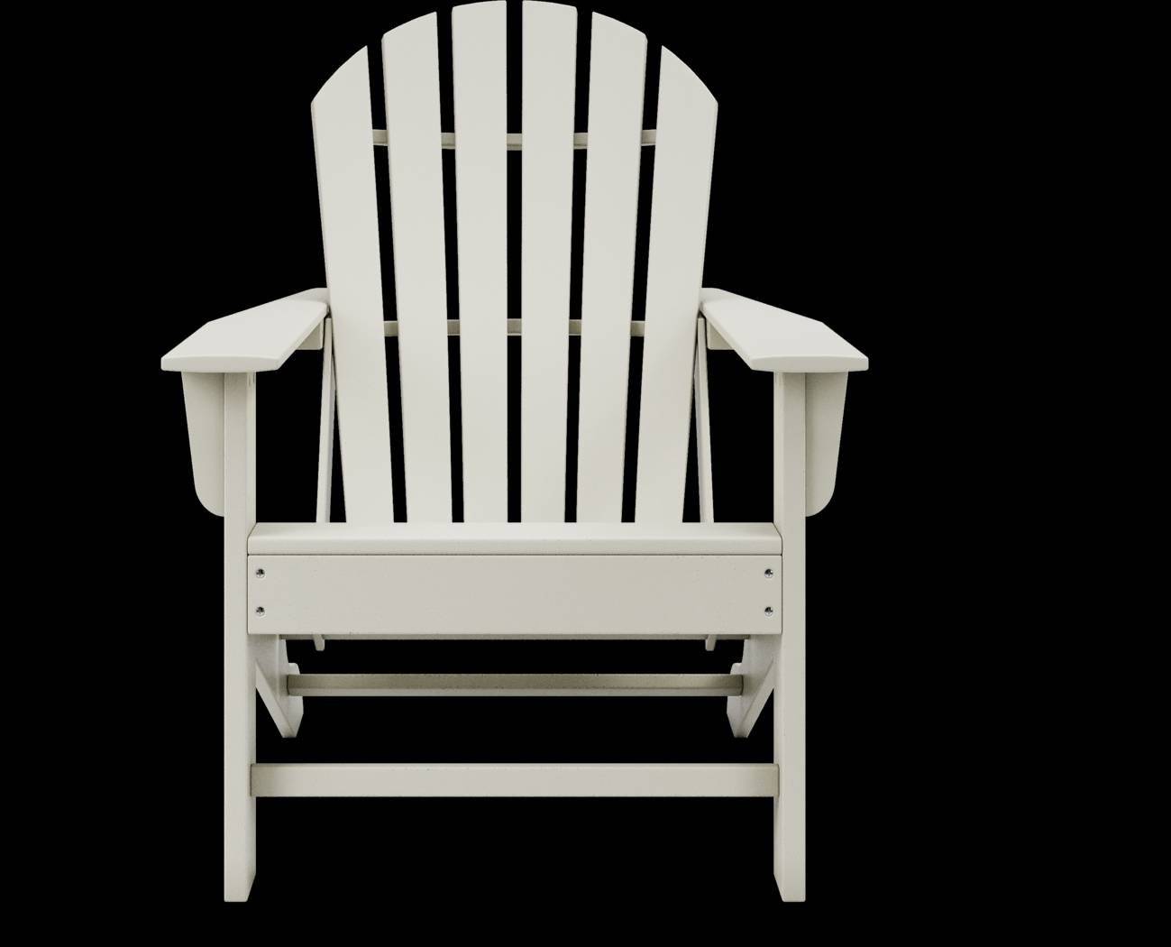 Addy White Outdoor Adirondack Chair, Set of 2 - Thumbnail - Image 2