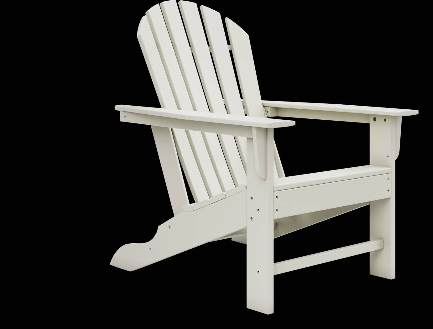 Addy White Outdoor Adirondack Chair, Set of 2 - Thumbnail - Image 3