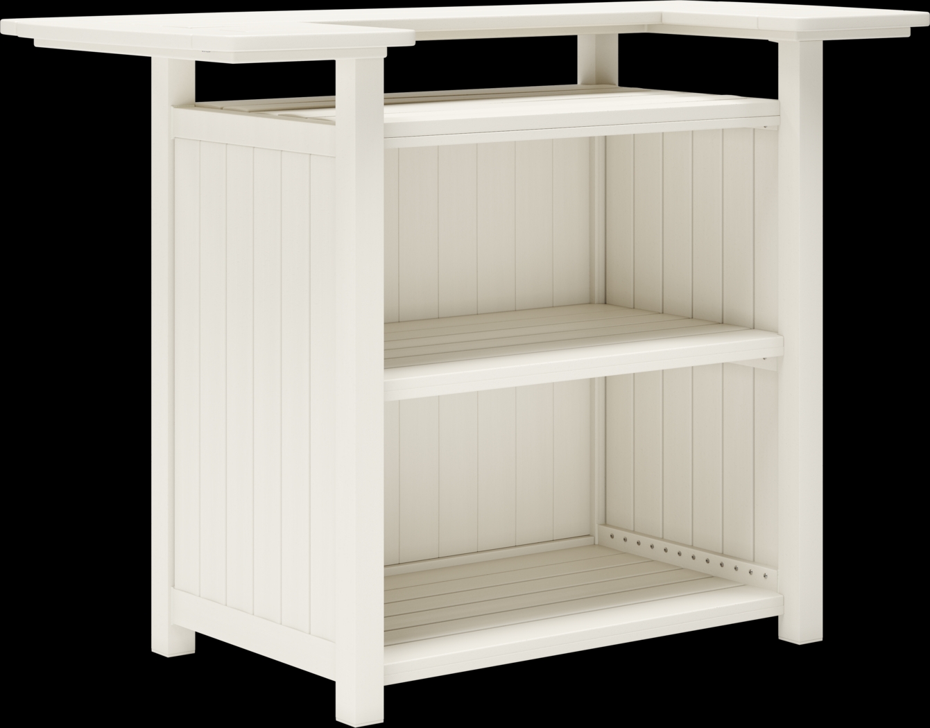 Addy White 3 Pc Outdoor Bar Set with Gray Barstools - Thumbnail - Image 5