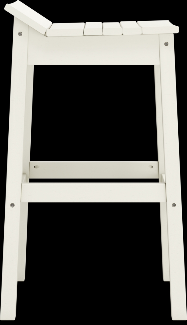 Addy White Outdoor Barstool - Thumbnail - Image 4
