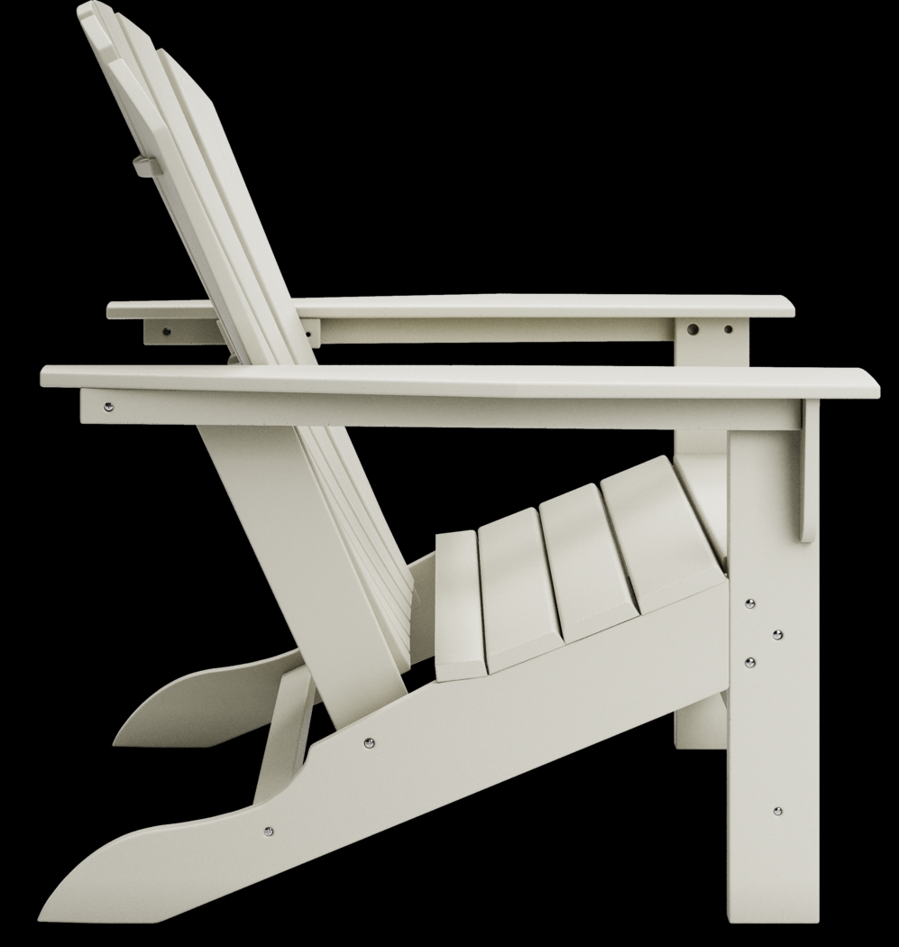 Addy White 5 Pc Round Outdoor Chat Seating Set - Thumbnail - Image 5