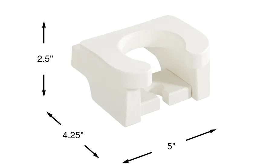 Dimension Image. Please refer to the Dimension Tab on this page for dimension details.