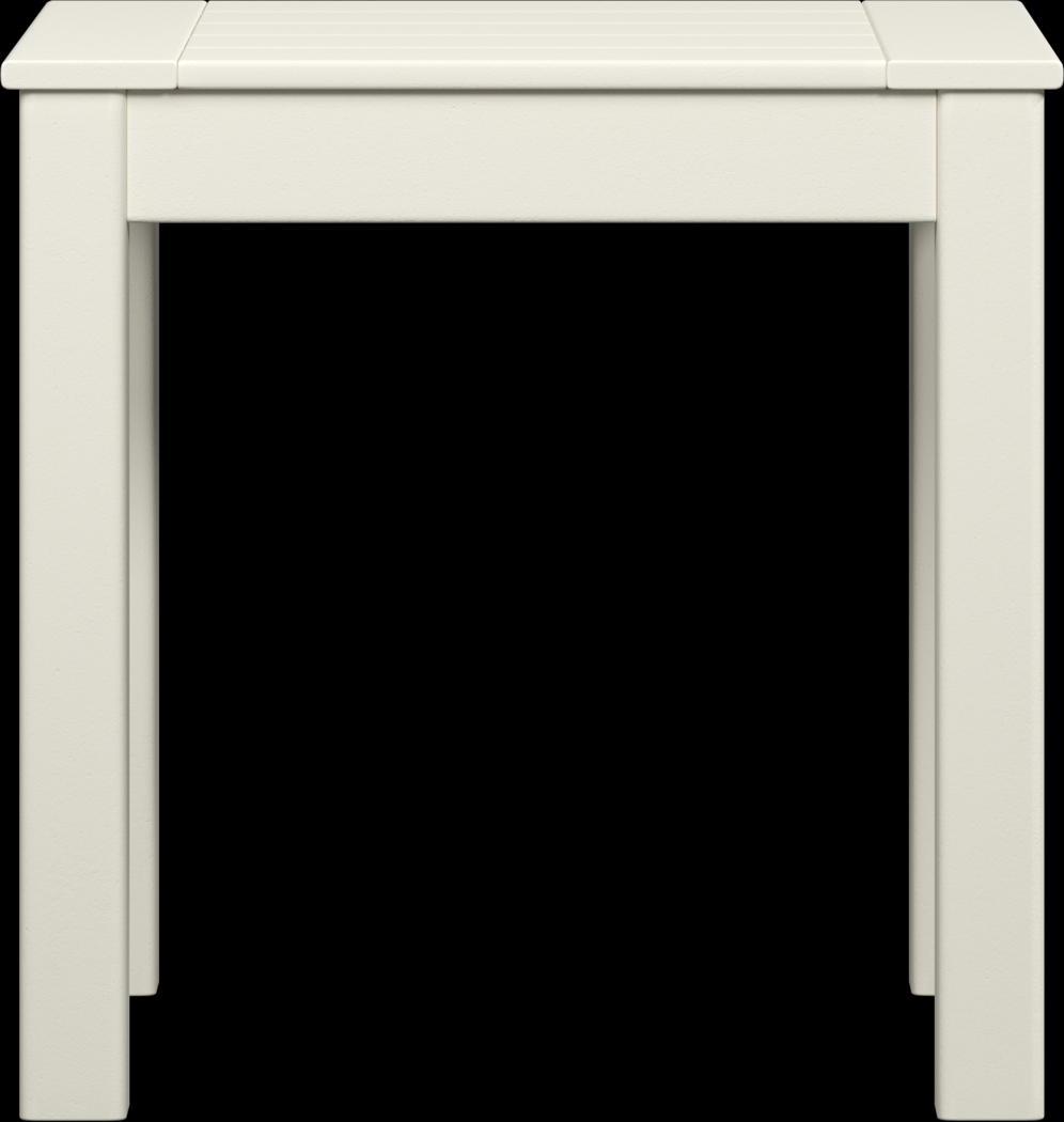 Addy White Outdoor End Table - Thumbnail - Image 2