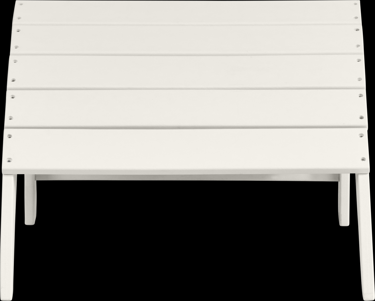 Addy White Outdoor Footrest - Thumbnail - Image 2