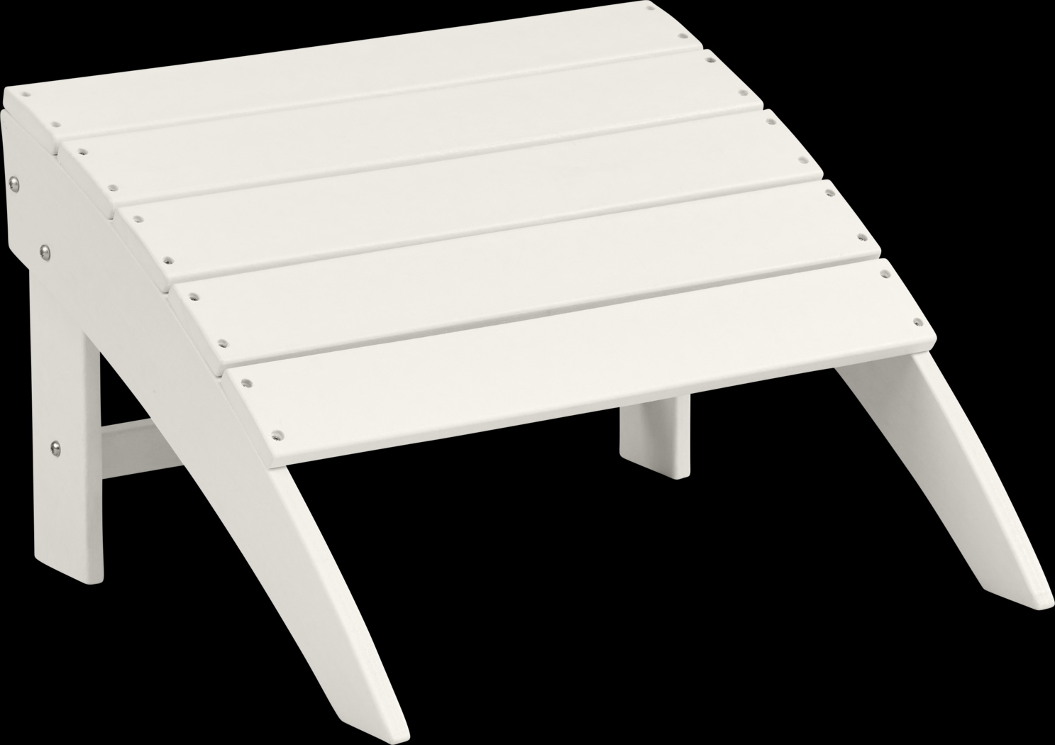 Addy White Outdoor Footrest - Thumbnail - Image 1