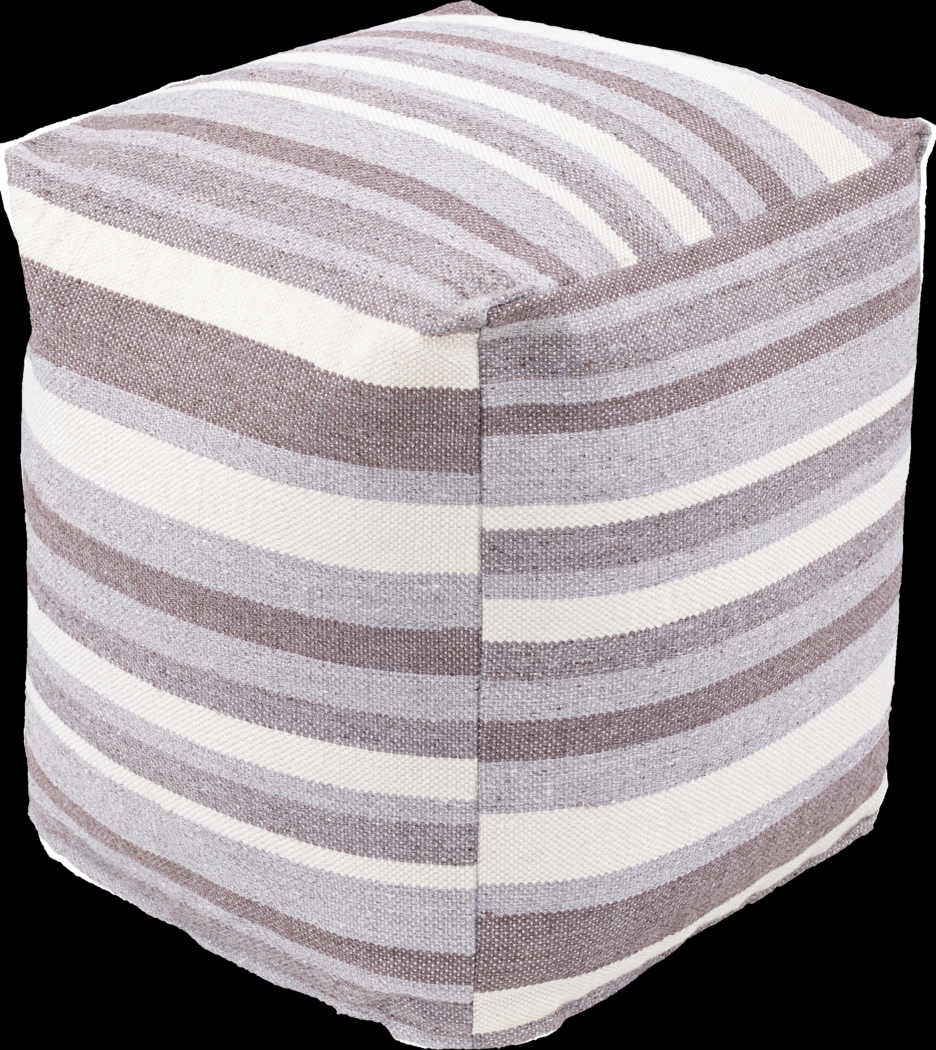 Adeeline Gray Ottoman - Thumbnail - Image 1