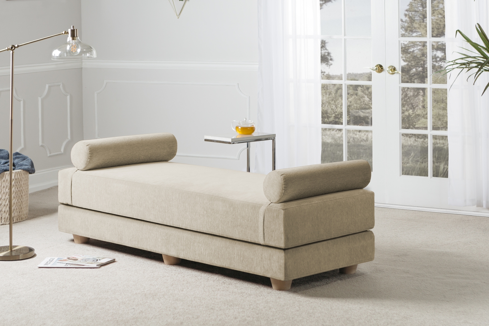 Adelaide Beige Daybed - Thumbnail - Image 4