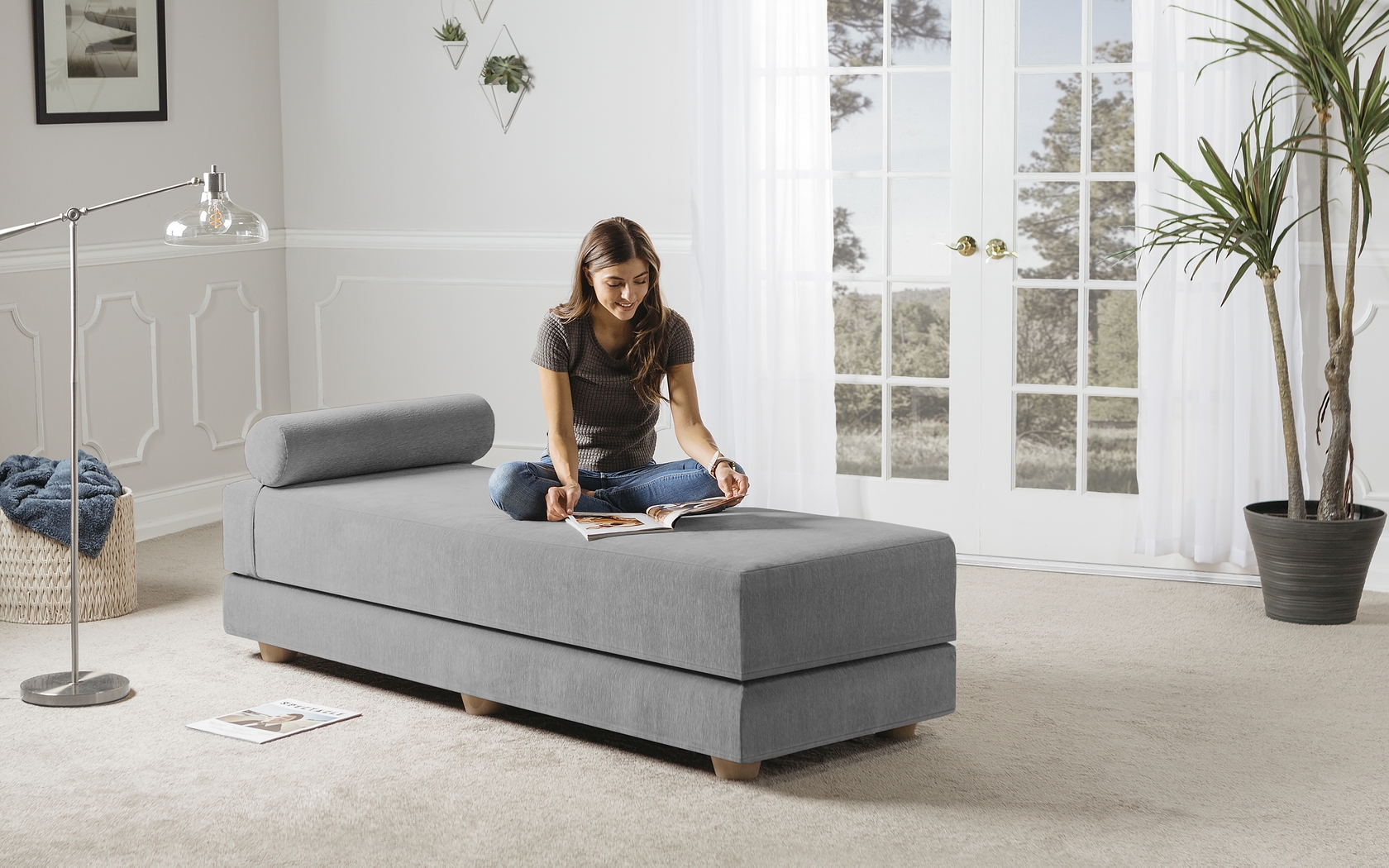 Adelaide Gray Daybed - Thumbnail - Image 5