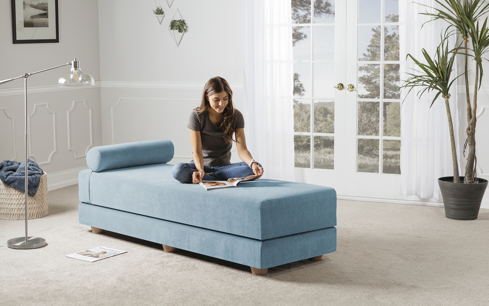 Adelaide Turquoise Daybed - Thumbnail - Image 5