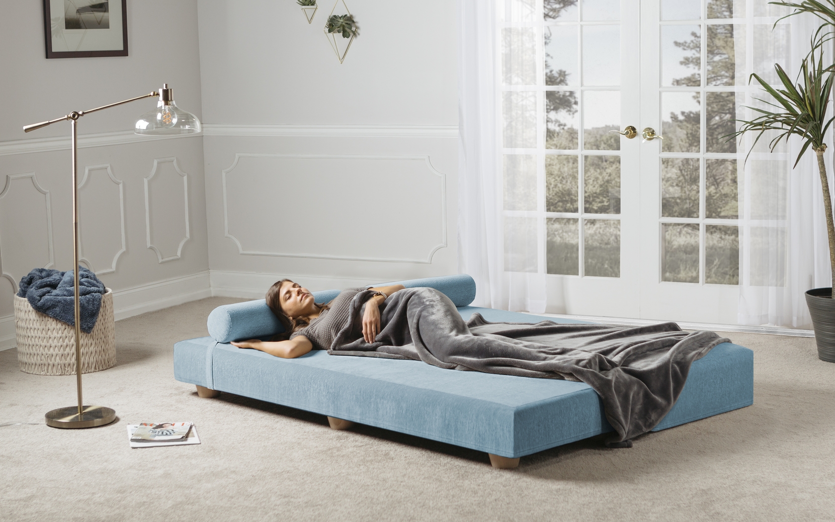 Adelaide Turquoise Daybed - Thumbnail - Image 6