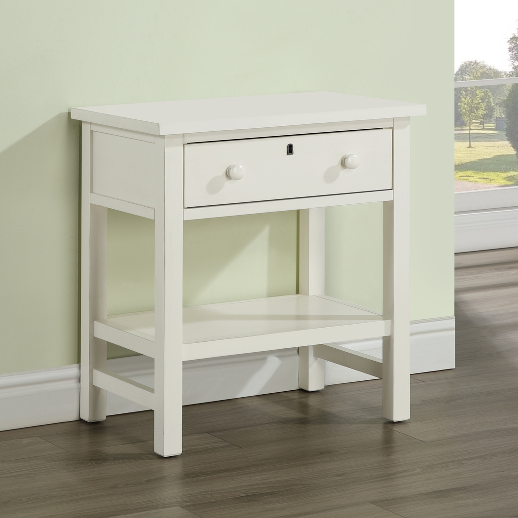 Adelaide White Nightstand - Thumbnail - Image 2