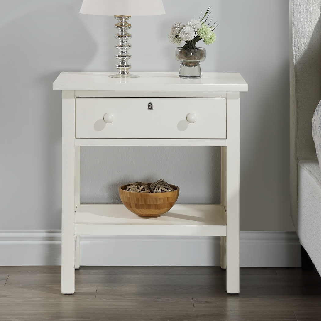 Adelaide White Nightstand - Thumbnail - Image 4