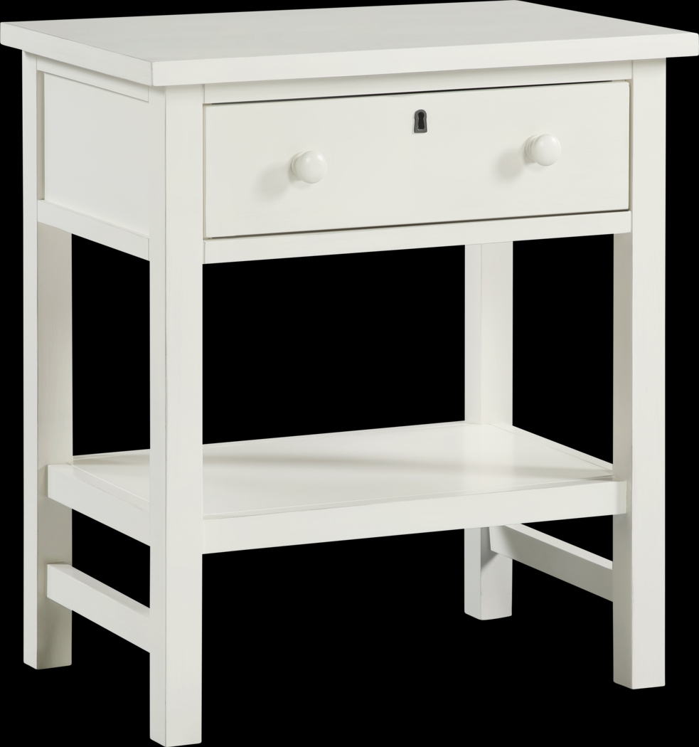 Adelaide White Nightstand - Thumbnail - Image 1