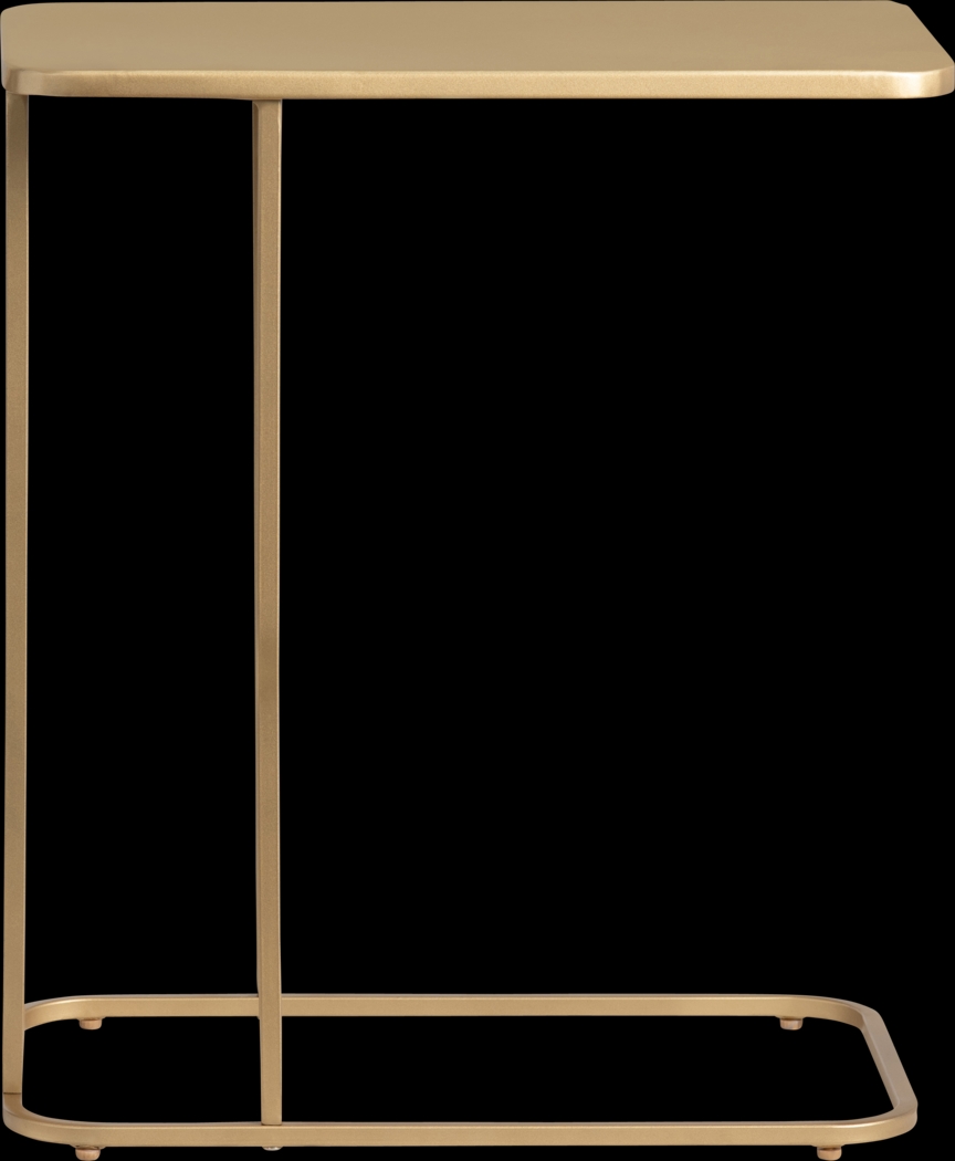 Adelay Gold Accent Table - Thumbnail - Image 3